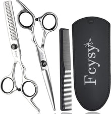 Professionelle Haarschere Effilierschere Set Friseur