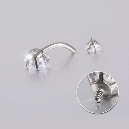 Bauchnabelpiercing 3er Set 10mm Chirurgenstahl Silber Gold Herz Schmetterling