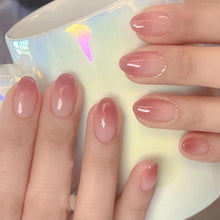 24er Pack Künstliche Nägel French Acryl Nude Press on Nails