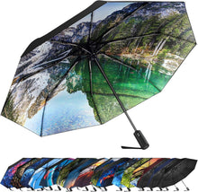 Faltbarer Regenschirm mit niedlichen Aufdrucken, UV-Schutz