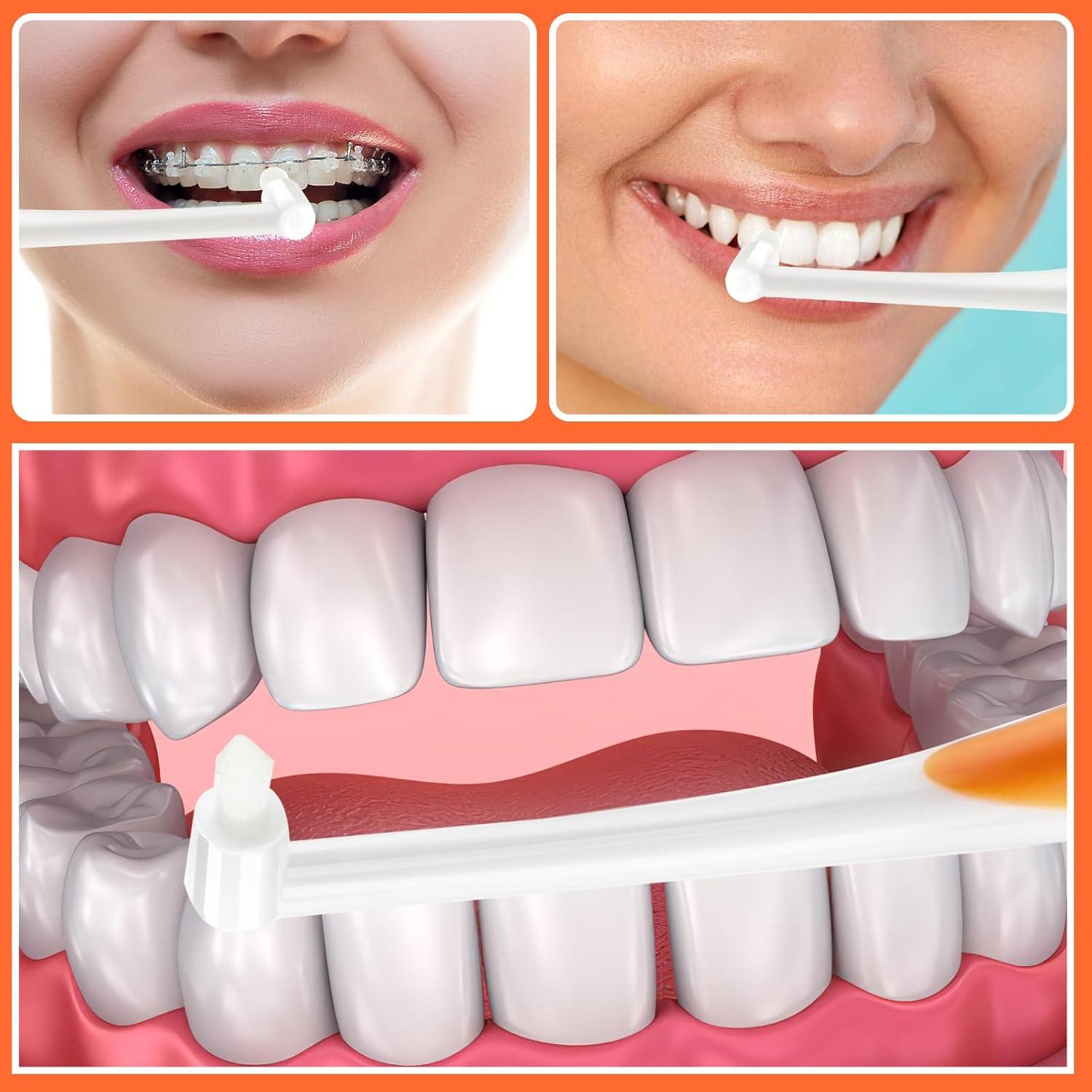 5er Set Tuft Zahnbürste Einbüschelbürste Getuftet Bürste Dentalpflege
