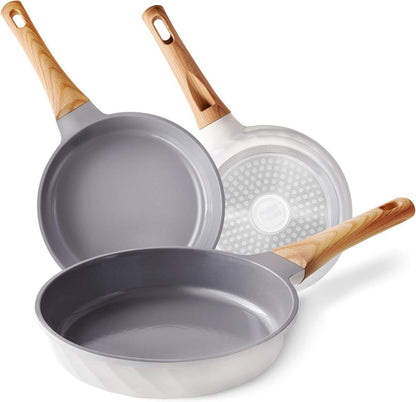 Antihaft Bratpfannen-Set Induktion Pfannenset 20cm 24cm 28cm