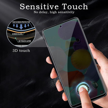 Sichtschutz Samsung Galaxy A51/A52/A53 Anti-Spy Glas Folie 9H Härte