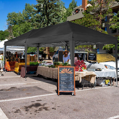 Faltpavillon 3x6m wasserdicht mit 6 Seitenwänden & Tasche