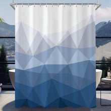 Duschvorhang Geometrischer Verlauf Wasserabweisend 180x180cm