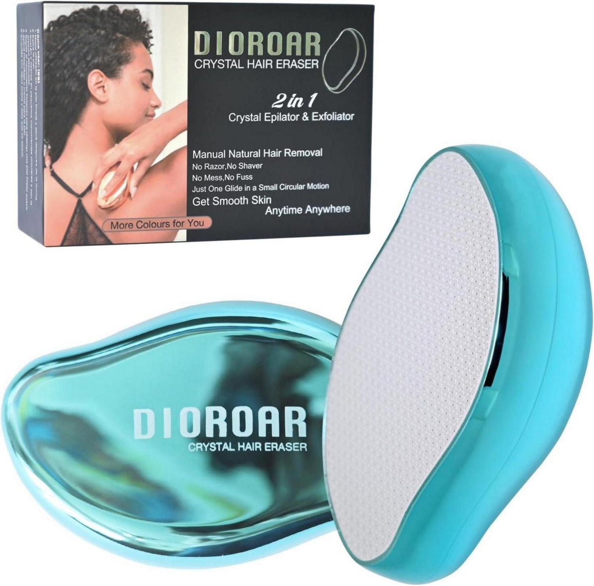 Kristall-Haarradiergummi Epilierer Peeling Haut Haarentfernung