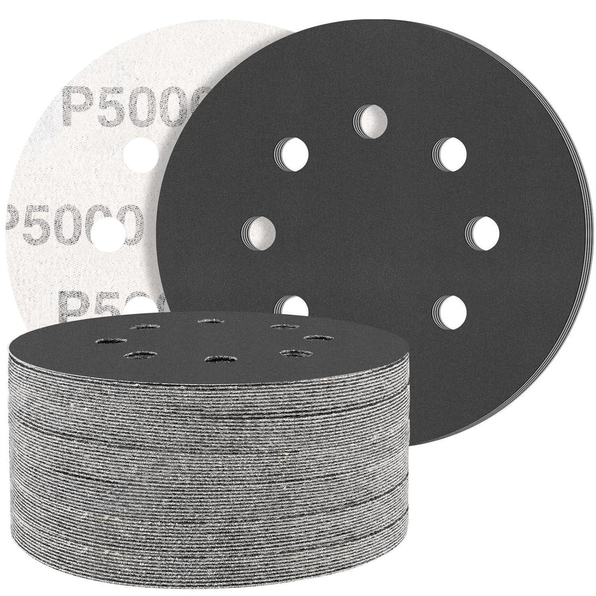 Schleifpapier 125mm Klett 5000 Körnung, Nass & Trocken, Metall & Auto