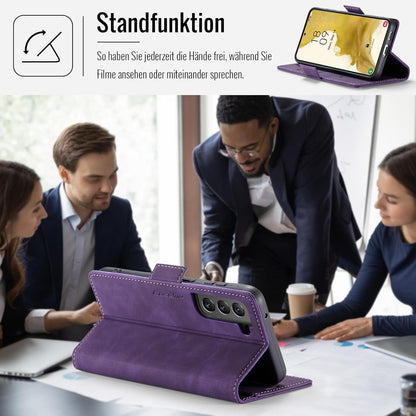 Samsung Galaxy S22 5G Handyhülle PU Leder Klapphülle RFID Schutz