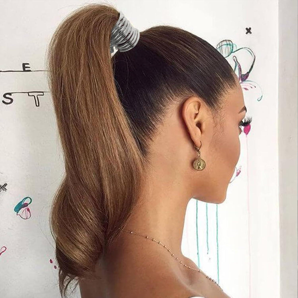 PROPOG Haarklammer Metall Hohe Pferdeschwanz Clips Damen