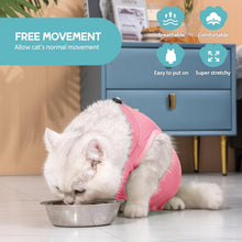 Katzenbody Erholungsanzug OP Kastration Recovery Suit S-Rose