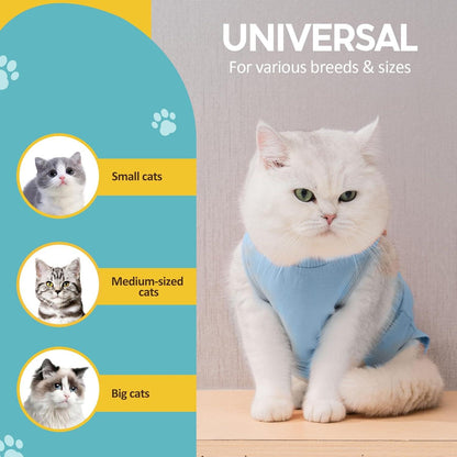 Katzenbody Erholungsanzug Modal Kastration Spay Leckschutz