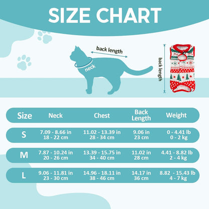 Katzenbody Erholungsanzug Modal Kastration Leckschutz M