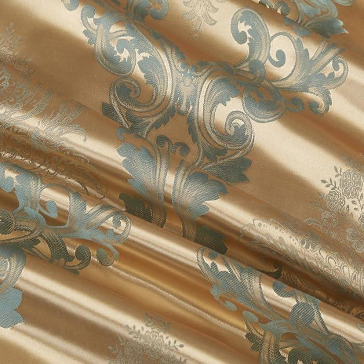 Goldene Satin Bettwäsche 135x200cm - 4tlg. Set