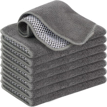 Microfaser Spültücher Spüllappen waschbar Poly-Mesh-Scheuerseite 8er