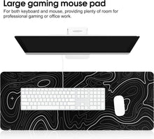 HoYiXi Mauspad XXL 800x300x3mm Gaming Mausmatte Schwarz