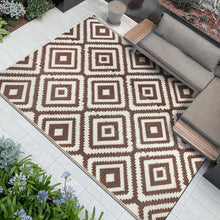 Outdoor Teppich Wetterfest Balkon Gartenteppich 150x245 cm Beige