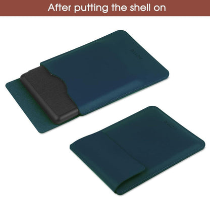 6 Zoll E-Reader Hülle Blau Leder Schutzhülle Tasche Flip-In-Design