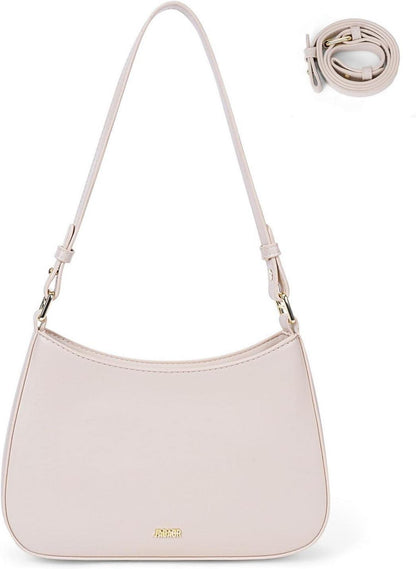 Elegante Damen Handtasche Hobo Bag Y2K Schultertasche Beige