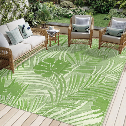 Outdoor Teppich Wetterfest Kunststoff Gartenteppich Balkon Camping