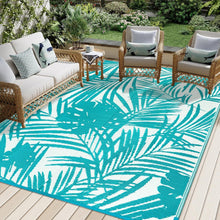 Outdoor Teppich Wetterfest Wendbar Gartenteppich Balkon Terrasse