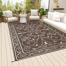 Outdoor Teppich Wetterfest Wendbar Terrasse Balkon Garten 150 x 245 cm
