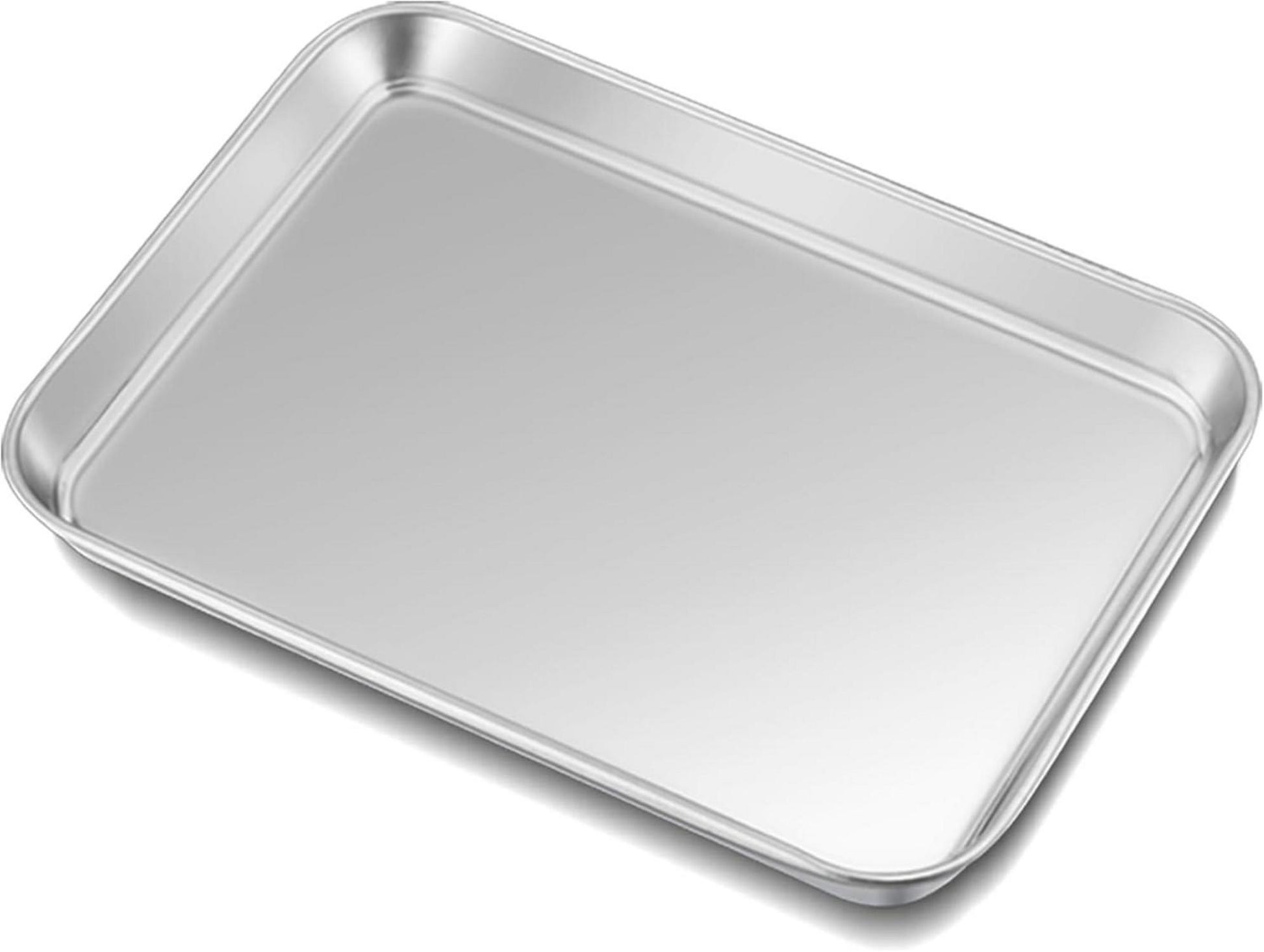 Edelstahl Backblech Rechteckig 30,5x24,7cm Spiegelpoliert