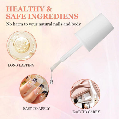 3x Nagelkleber Extra Stark – Für Kunstnägel, Tips & Strasssteine