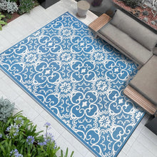 Outdoor Teppich 150x245cm Wetterfest Kunststoff Wendbar Garten Balkon