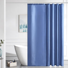Duschvorhang Textil Hellmarineblau 180x210