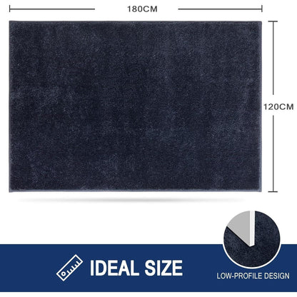 Schmutzfangmatte dunkelblau – rutschfest & waschbar 137x210 cm