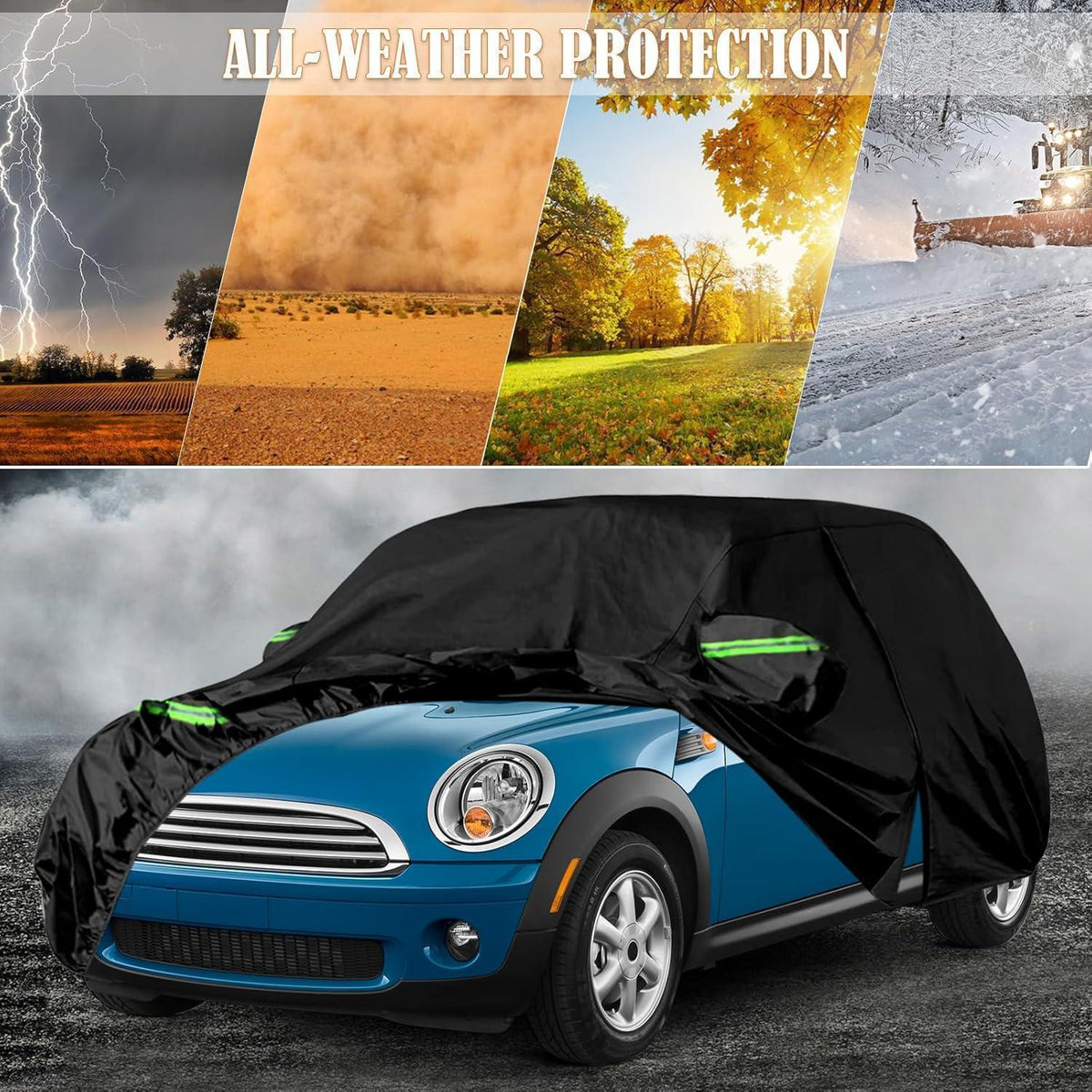 Autoabdeckung Wasserdicht Mini Cooper 3-Türer 2000-2024