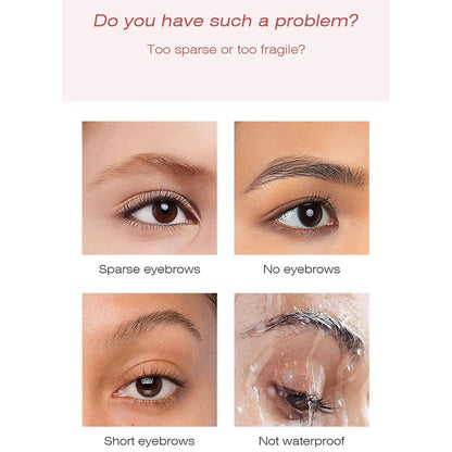 3D Augenbrauen Gel Clear, Wasserdichte Styling Gel