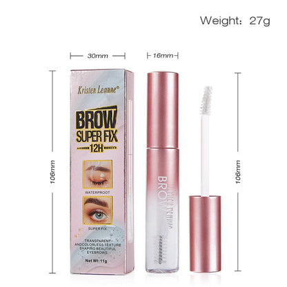3D Augenbrauen Gel Waterproof Clear Brow Styling Smudge Proof Cruelty-Free Vegan