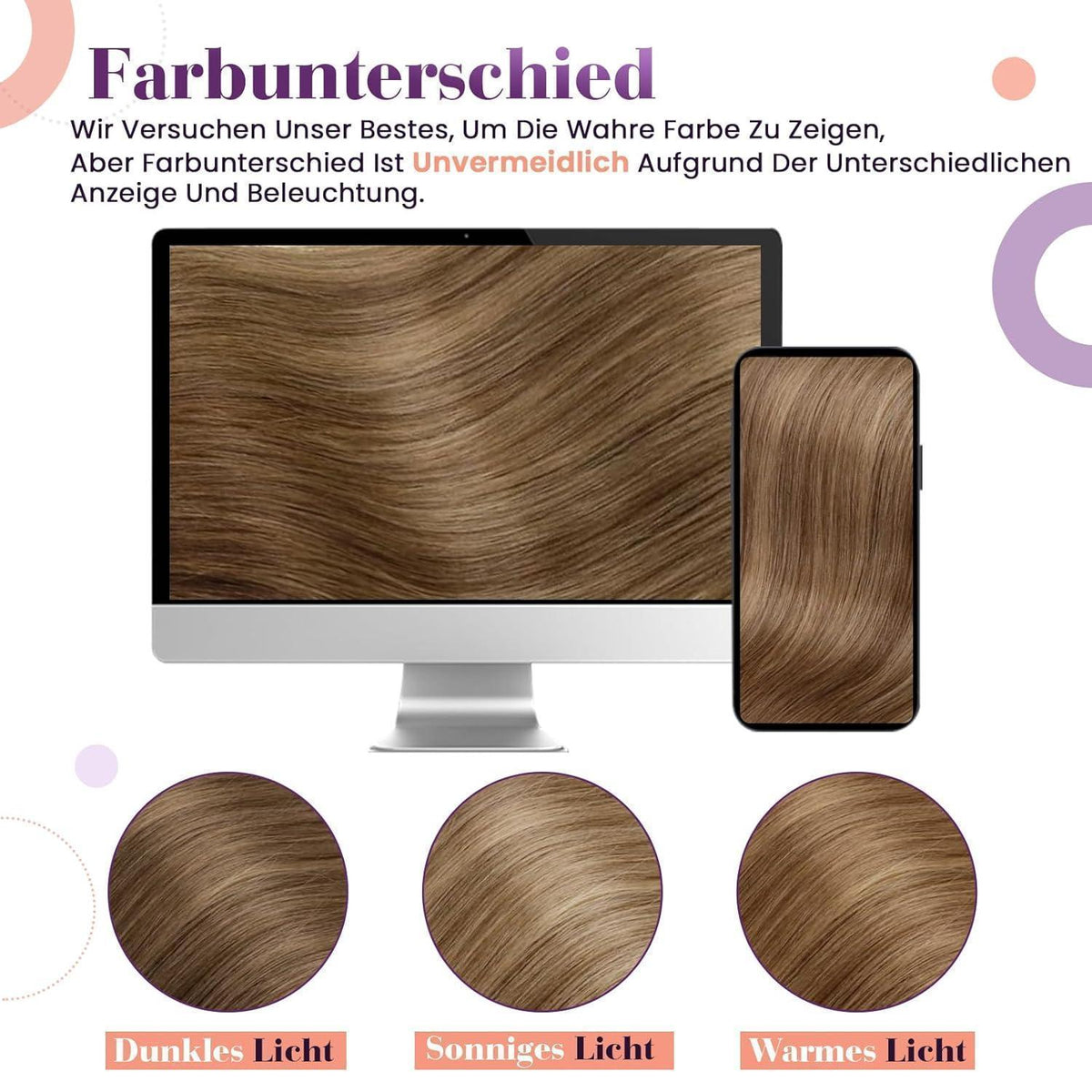 Clip-in Echthaar Extensions Aschiges Hellbraun 55cm