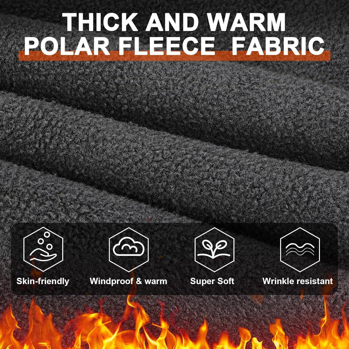 Thermo Fleece Sturmhaube Winter – Winddichte Skimaske für Herren & Damen