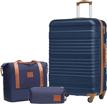 COOLIFE Koffer-Set Trolley ABS Hartschale Reisekoffer 4 Rollen