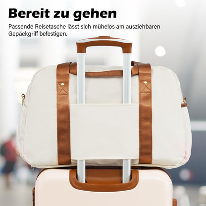 Koffer Trolley ABS Hartschalen 4 Rollen TSA-Schloss Mittlerer