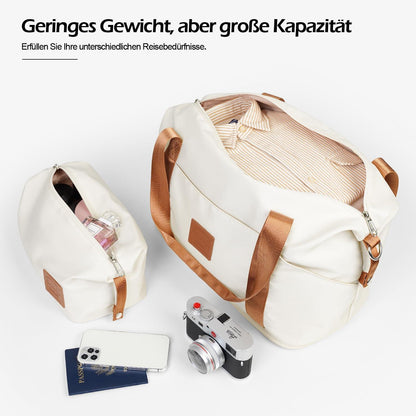 COOLIFE Koffer-Set 3tlg ABS Hartschale Reisekoffer Rollen TSA Schwarz Braun