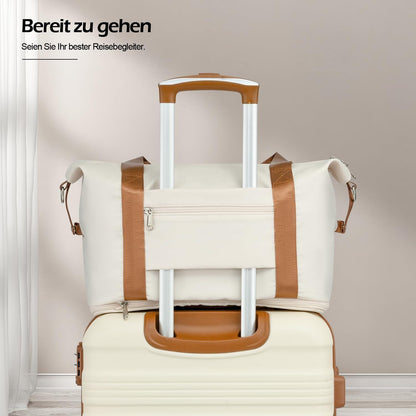 Koffer-Set ABS Hartschale Reisekoffer 4 Rollen TSA-Schloss Mittlerer