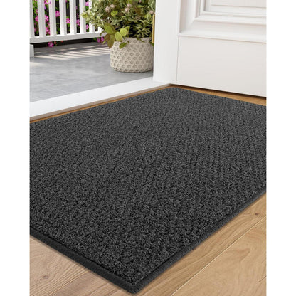 Fußmatte Grau 120x140cm - Rutschfest & Saugfähig
