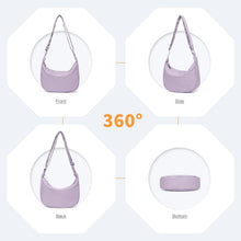 Lila Umhängetasche Damen Crossbody Bag verstellbarer