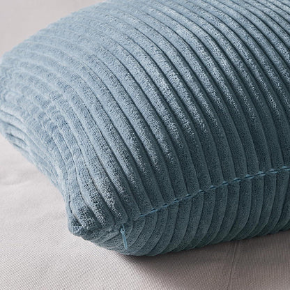 Kissenbezug Set Kordsamt Deko Blau 60x60cm 4er-Pack