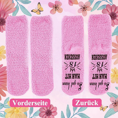 Kuschelsocken Damen Cupcake Geschenkideen Lustige Socken