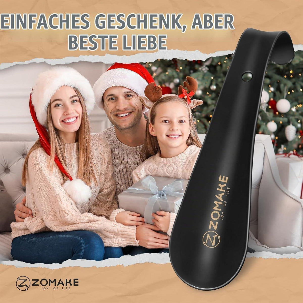 Schuhlöffel Metall Kurz (2er Set) – Mini Schuhanzieher für Reisen