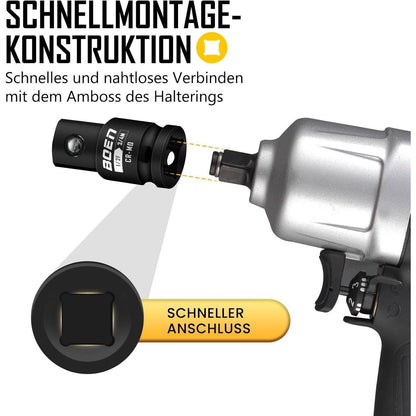 Schlagschrauber Adapter 1/2 auf 3/4 Zoll Chrom Molybdän Stahl