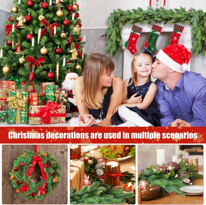 Künstliche Tannenzweige Kiefernadeln Weihnachten DIY Deko 50 Stück