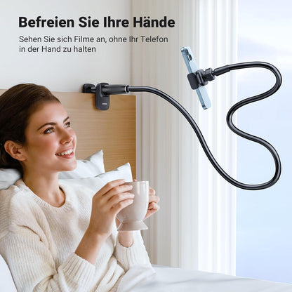 Flexibler Schwanenhals Handyhalter für Bett & Tisch