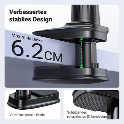 Flexibler Schwanenhals Handyhalter für Bett & Tisch