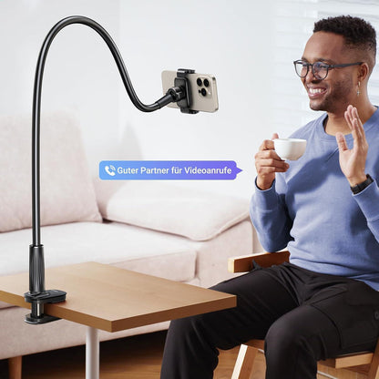 Flexibler Schwanenhals Handyhalter für Bett & Tisch