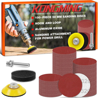 Schleifscheiben 50mm Klett Körnung 320 (100 Stück)